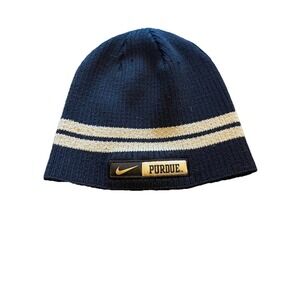 NIKE Purdue NCAA Licensed Beanie Sock Cap Ships Free Unisex One Size
